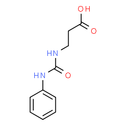 ChemSpider 2D Image | N-(Phenylcarbamoyl)-beta-alanine | C10H12N2O3