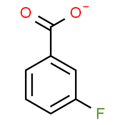 ChemSpider 2D Image | 3-Fluorobenzoate | C7H4FO2