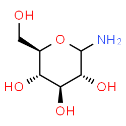 ChemSpider 2D Image | D-Glucopyranosylamine | C6H13NO5