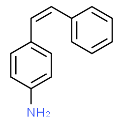 ChemSpider 2D Image | 4-[(Z)-2-Phenylvinyl]aniline | C14H13N