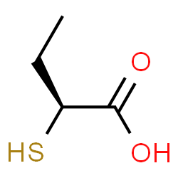 ChemSpider 2D Image | (2S)-2-Sulfanylbutanoic acid | C4H8O2S