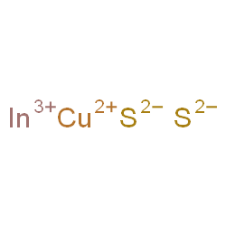 ChemSpider 2D Image | copper indium(3+) disulfide | CuInS2