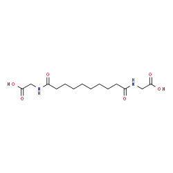 ChemSpider 2D Image | 2,2'-[(1,10-Dioxo-1,10-decanediyl)diimino]diacetic acid | C14H24N2O6