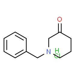 ChemSpider 2D Image | 1-Benzyl-3-piperidone hydrochloride | C12H16ClNO