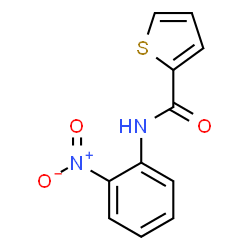 ChemSpider 2D Image | N-(2-Nitrophenyl)-2-thiophenecarboxamide | C11H8N2O3S
