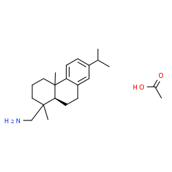ChemSpider 2D Image | (10xi)-Abieta-8(14),9(11),12-trien-18-amine acetate (1:1) | C22H35NO2