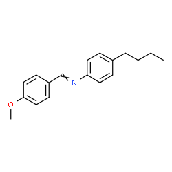 ChemSpider 2D Image | 4-Butyl-N-(4-methoxybenzylidene)aniline | C18H21NO