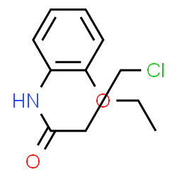 ChemSpider 2D Image | 3-Chloro-N-(2-ethoxyphenyl)propanamide | C11H14ClNO2