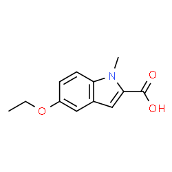 ChemSpider 2D Image | 5-ethoxy-1-methylindole-2-carboxylic acid | C12H13NO3