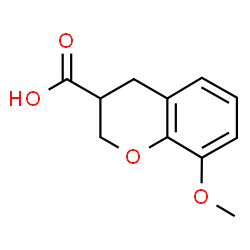 ChemSpider 2D Image | 8-Methoxy-3-chromanecarboxylic acid | C11H12O4