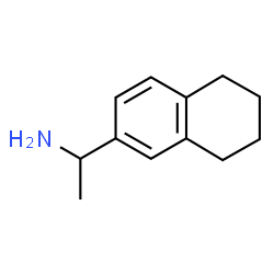 ChemSpider 2D Image | 1-(5,6,7,8-Tetrahydro-2-naphthalenyl)ethanamine | C12H17N
