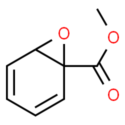 ChemSpider 2D Image | Methyl 7-oxabicyclo[4.1.0]hepta-2,4-diene-1-carboxylate | C8H8O3