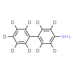 ChemSpider 2D Image | 4-Aminobiphenyl-d9 | C12H2D9N