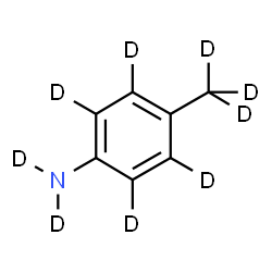 ChemSpider 2D Image | 4-(~2~H_3_)Methyl(~2~H_6_)aniline | C7D9N