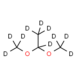ChemSpider 2D Image | 1,1-Bis[(~2~H_3_)methyloxy](~2~H_4_)ethane | C4D10O2