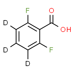 ChemSpider 2D Image | 2,6-Difluoro(~2~H_3_)benzoic acid | C7HD3F2O2