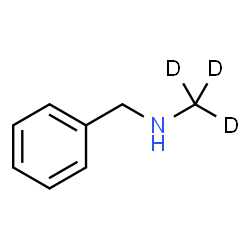 ChemSpider 2D Image | N-(~2~H_3_)Methyl-1-phenylmethanamine | C8H8D3N