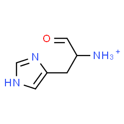 ChemSpider 2D Image | 1-(1H-Imidazol-4-yl)-3-oxo-2-propanaminium | C6H8N3O