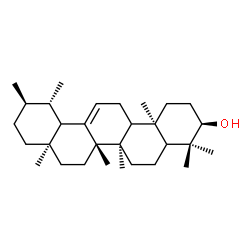 ChemSpider 2D Image | (3alpha,5xi,9xi,18xi)-Urs-12-en-3-ol | C30H50O
