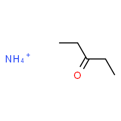 ChemSpider 2D Image | 3-Pentanone, ammonium salt (1:1) | C5H14NO