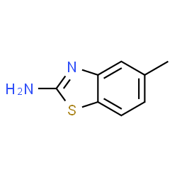 ChemSpider 2D Image | 5-Methyl-2-benzothiazolamine | C8H8N2S