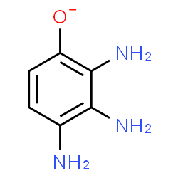 ChemSpider 2D Image | Triaminophenolate | C6H8N3O