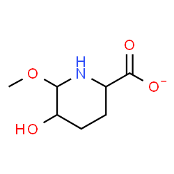 ChemSpider 2D Image | 5-hydroxy-6-methoxypipecolate | C7H12NO4