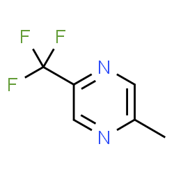 ChemSpider 2D Image | 2-Methyl-5-trifluoromethyl-pyrazine | C6H5F3N2