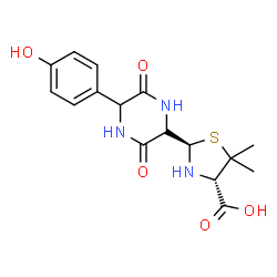 ChemSpider 2D Image | amoxicillin diketopiperazine | C16H19N3O5S