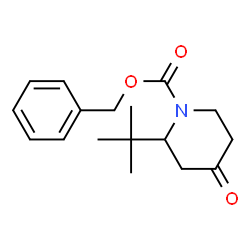 ChemSpider 2D Image | BENZYL 2-TERT-BUTYL-4-OXOPIPERIDINE-1-CARBOXYLATE | C17H23NO3