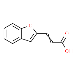 ChemSpider 2D Image | 3-(1-Benzofuran-2-yl)acrylic acid | C11H8O3