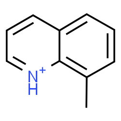 ChemSpider 2D Image | 8-Methylquinolinium | C10H10N