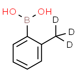 ChemSpider 2D Image | [2-(~2~H_3_)Methylphenyl]boronic acid | C7H6D3BO2