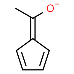 ChemSpider 2D Image | 1-(2,4-Cyclopentadien-1-ylidene)ethanolate | C7H7O