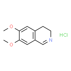 ChemSpider 2D Image | 6,7-Dimethoxy-3,4-dihydroisochinolinhydrochlorid | C11H14ClNO2