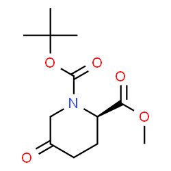 ChemSpider 2D Image | 1-tert-butyl 2-methyl (2r)-5-oxopiperidine-1,2-dicarboxylate | C12H19NO5