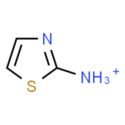 ChemSpider 2D Image | 1,3-Thiazol-2-aminium | C3H5N2S