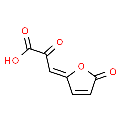 ChemSpider 2D Image | 2-oxo-3-(5-oxofuran-2-ylidene)propanoic acid | C7H4O5
