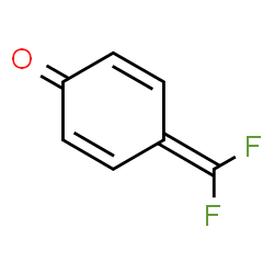 ChemSpider 2D Image | 4-(Difluoromethylene)-2,5-cyclohexadien-1-one | C7H4F2O