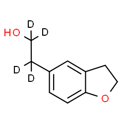 ChemSpider 2D Image | 2-(2,3-Dihydro-1-benzofuran-5-yl)(~2~H_4_)ethanol | C10H8D4O2