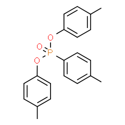 ChemSpider 2D Image | Bis(4-methylphenyl) (4-methylphenyl)phosphonate | C21H21O3P