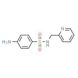 ChemSpider 2D Image | 4-Amino-N-(2-pyridinylmethyl)benzenesulfonamide | C12H13N3O2S