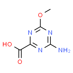 ChemSpider 2D Image | 4-Amino-6-methoxy-1,3,5-triazine-2-carboxylic acid | C5H6N4O3