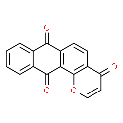 ChemSpider 2D Image | 4H-Naphtho[2,3-h]chromene-4,7,12-trione | C17H8O4