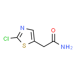 ChemSpider 2D Image | 2-(2-Chlorothiazol-5-yl)acetamide | C5H5ClN2OS