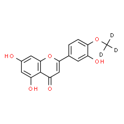 ChemSpider 2D Image | Diosmetin-d3 | C16H9D3O6