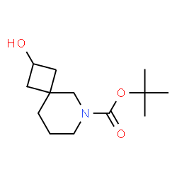 ChemSpider 2D Image | tert-Butyl 2-hydroxy-6-azaspiro[3.5]nonane-6-carboxylate | C13H23NO3