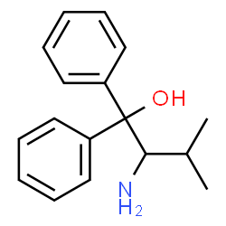 ChemSpider 2D Image | 2-Amino-3-methyl-1,1-diphenyl-1-butanol | C17H21NO