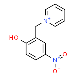 ChemSpider 2D Image | 1-(2-Hydroxy-5-nitrobenzyl)pyridinium | C12H11N2O3