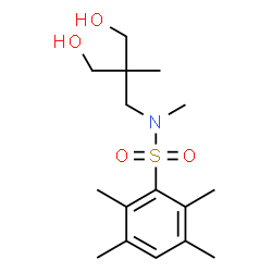 ChemSpider 2D Image | N-[3-Hydroxy-2-(hydroxymethyl)-2-methylpropyl]-N,2,3,5,6-pentamethylbenzenesulfonamide | C16H27NO4S